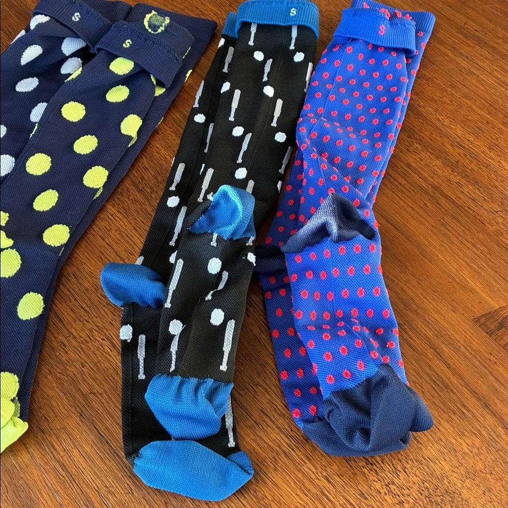 (4 pair) Compression Socks Small Navy - Picture 5 of 10